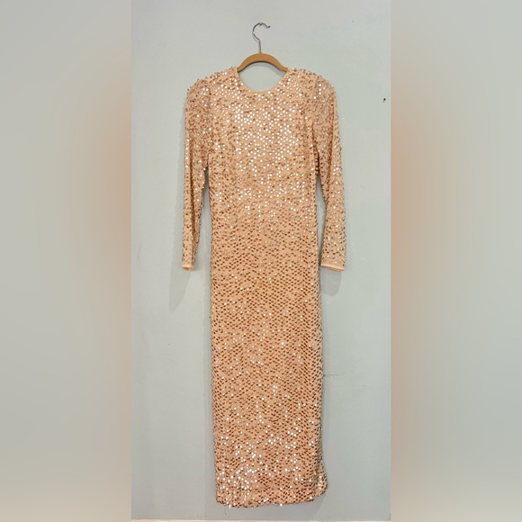All over sequin cowl back maxi dress - Picture 1 of 2